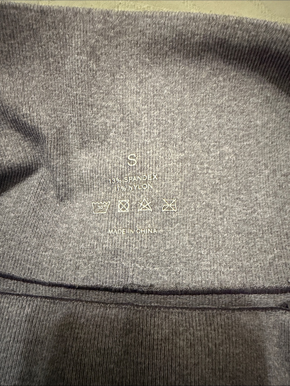 NVGTN Seamless Leggings. High waist. Contour. Gray. Small - Picture 3 of 7